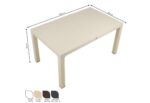 Terra Τραπέζι Κήπου Rattan 90x150cm Μπεζ - Season Home