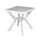 Season Home Τραπέζι Κήπου Πλαστικό 70x70cm Λευκό - Season Home