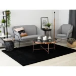 Season Home Γούνινη Μοκέτα Soft Velvet Μαύρη - Season Home