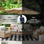 Season Home Ομπρέλα Κήπου 350cm Με LED Φωτισμό - Season Home