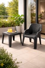 Babel Πολυθρόνα Κήπου Rattan Καφέ - Season Home